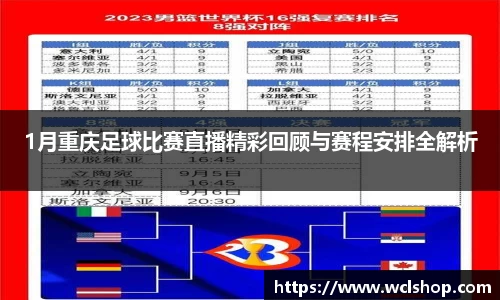 1月重庆足球比赛直播精彩回顾与赛程安排全解析